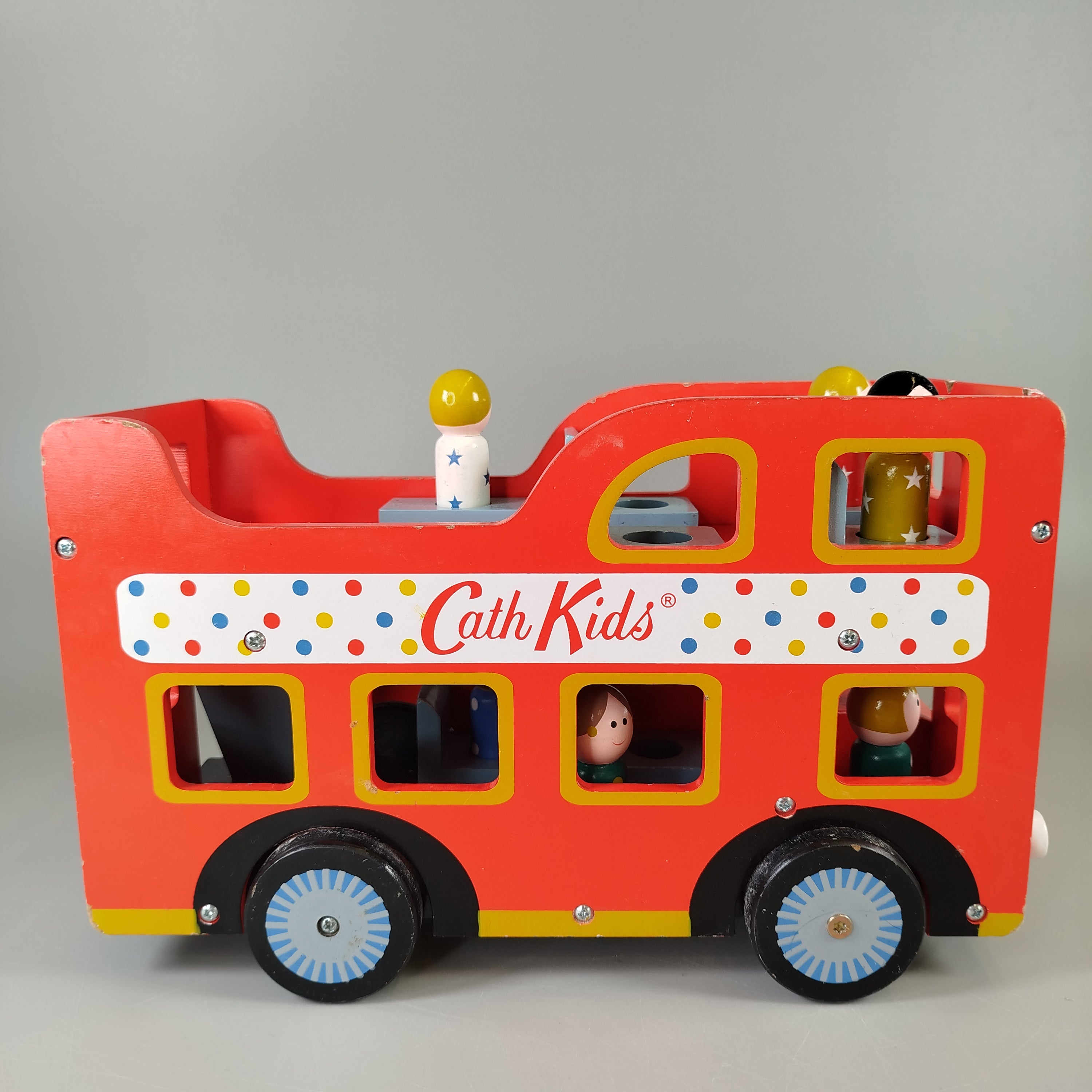Cath Kids Holz-Doppeldeckerbus mit Spielfiguren